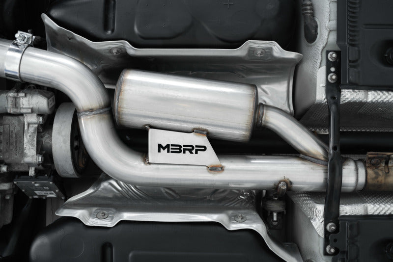 MBRP 15-19 VW Golf R 3in Cat Back Single Exit Exhaust Pro Series w/ Valve Delete - T304 - Black Ops Auto Works