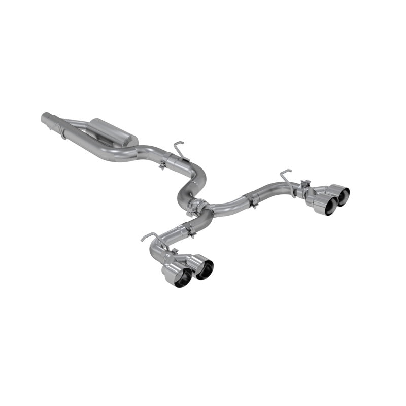 MBRP 15-19 VW Golf R 3in Cat Back Single Exit Exhaust Pro Series w/ Valve Delete - T304 - Black Ops Auto Works
