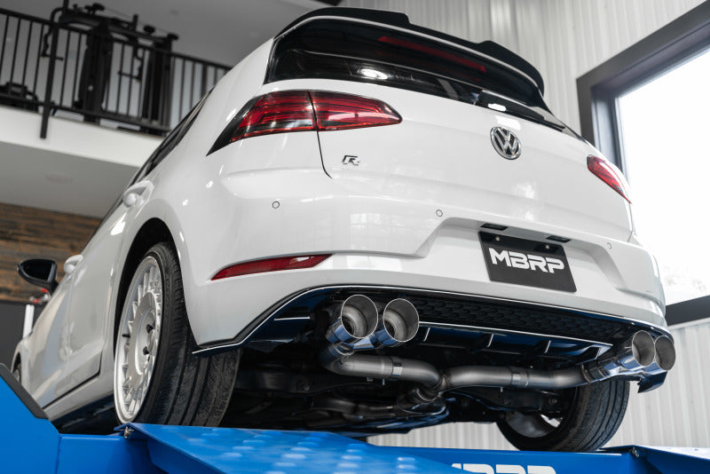MBRP 15-19 VW Golf R 3in Cat Back Single Exit Exhaust Pro Series w/ Valve Delete - T304 - Black Ops Auto Works