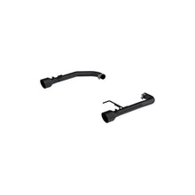 Load image into Gallery viewer, MBRP 15-23 Ford Mustang 2.3L EcoBoost Black 2.5in Axle Back Dual Split Rear Exit (Race Version) - Black Ops Auto Works