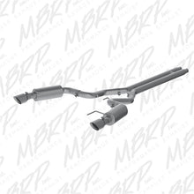 Load image into Gallery viewer, MBRP 15 Ford Mustang GT 5.0 Convertible T409 3in Cat Back Dual Split Rear Exit (Street Version) - Black Ops Auto Works