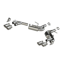 Load image into Gallery viewer, MBRP 16-19 Chevrolet Camaro V6 2.5in AL NPP Dual Axle Back Exhaust w/ 4in Quad Dual Wall Tips - Black Ops Auto Works