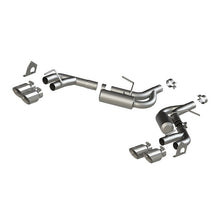 Load image into Gallery viewer, MBRP 16-19 Chevrolet Camaro V6 2.5in AL NPP Dual Axle Back Exhaust w/ 4in Quad Dual Wall Tips - Black Ops Auto Works
