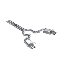 Load image into Gallery viewer, MBRP 16-20 Ford GT350/GT350R Dual Quad Split Rear Outlet 3in Cat Back T304 Exhaust - Black Ops Auto Works