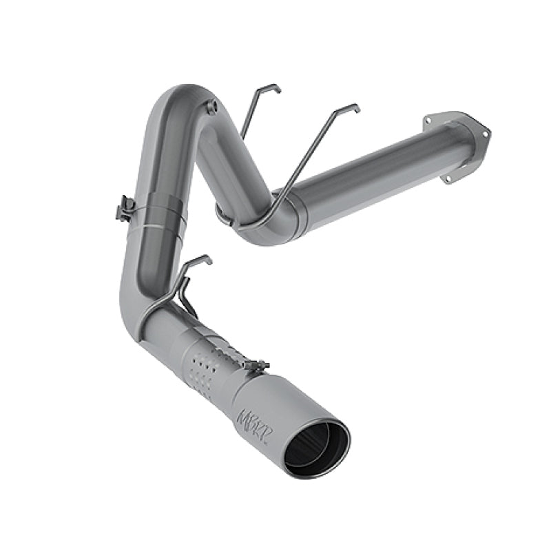 MBRP 17-19 Ford F250/350/450 6.7L Ex. Reg Cab 5in Filter Back Single Tip Aluminized Exhaust System - Black Ops Auto Works