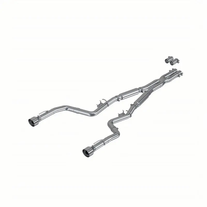 MBRP 17-21 Charger 5.7L 3in Dual Rear Exit Aluminized Catback Exhaust - Black Ops Auto Works