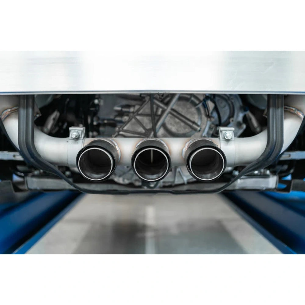 MBRP 17+ Acura NSX 2.5in Dual Split Rear Exit Tips - T304 (Street Version) - MBRP PS49003CF