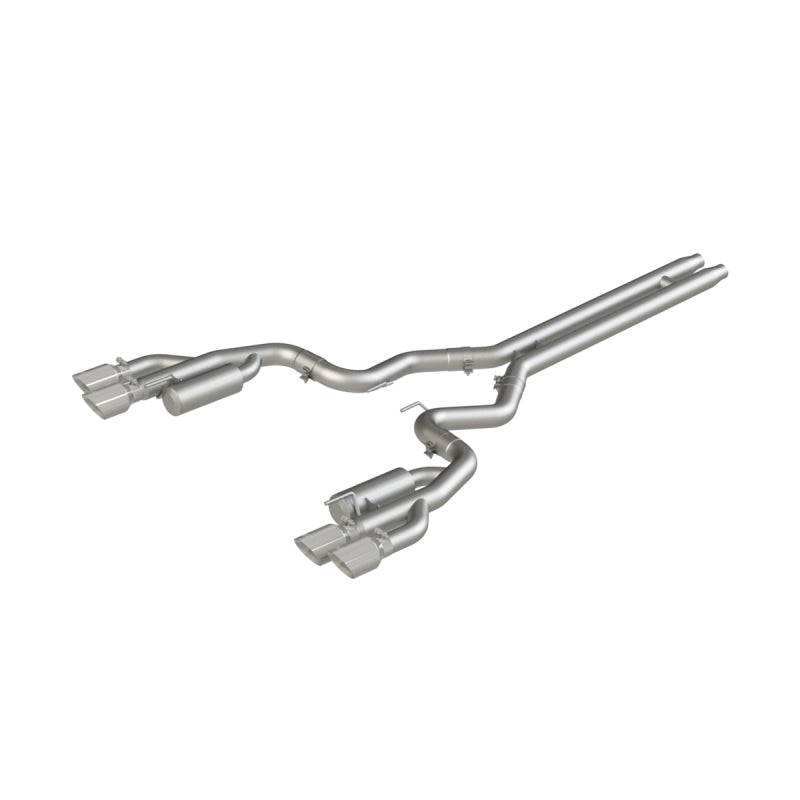 MBRP 18-19 Ford Mustang GT 5.0 3in Cat Back Quad Tip Race Version - AL - Black Ops Auto Works
