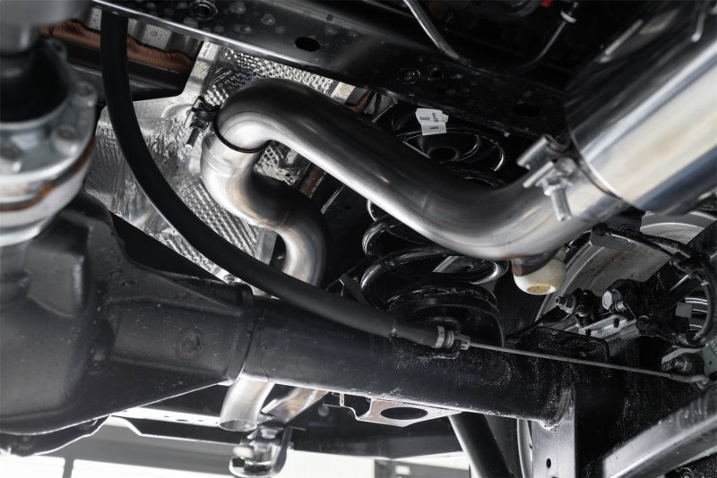 MBRP 18-20 Jeep Wrangler JL 2.5in Single Rear Exit Cat Back Exhaust - T304 - Black Ops Auto Works