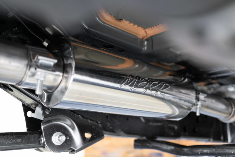 MBRP 18-20 Jeep Wrangler JL 2.5in Single Rear Exit Cat Back Exhaust - T304 - Black Ops Auto Works