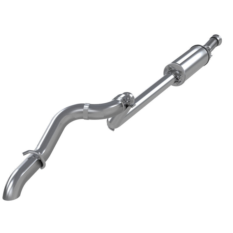 MBRP 18-20 Jeep Wrangler JL 2.5in Single Rear Exit Cat Back Exhaust - T304 - Black Ops Auto Works