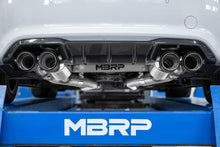 Load image into Gallery viewer, MBRP 18-22 BMW M2 Competition 3.0L T304 SS 3in Resonator-Back Exhaust Quad Rear w/ Carbon Fiber Tips - Black Ops Auto Works