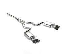 Load image into Gallery viewer, MBRP 18-22 Ford Mustang 2.3L Ecoboost 3in Cat-Back Exhaust w/ Quad Carbon Fiber SS Tips - T304 - Black Ops Auto Works