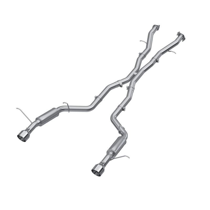MBRP 18-23 Dodge Durango SRT 6.4L Armor Lite AL Steel 3in Cat Back Exhaust Dual Rear Exit w/ SS Tips - Black Ops Auto Works