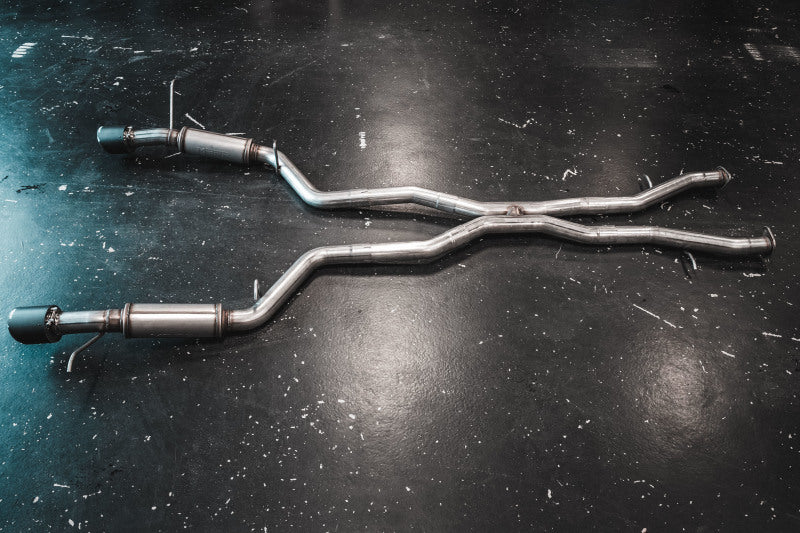 MBRP 18-23 Dodge Durango SRT 6.4L Armor Pro T304 SS 3in Cat Back Exhaust Dual Rear Exit w/ CF Tips - Black Ops Auto Works