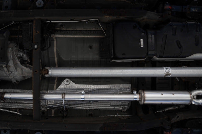 MBRP 19-21 Chevy Silverado 1500 6.2L 2.5in Dual Split Rear Cat Back w/ Quad Carbon Fiber Tips- T304 - Black Ops Auto Works