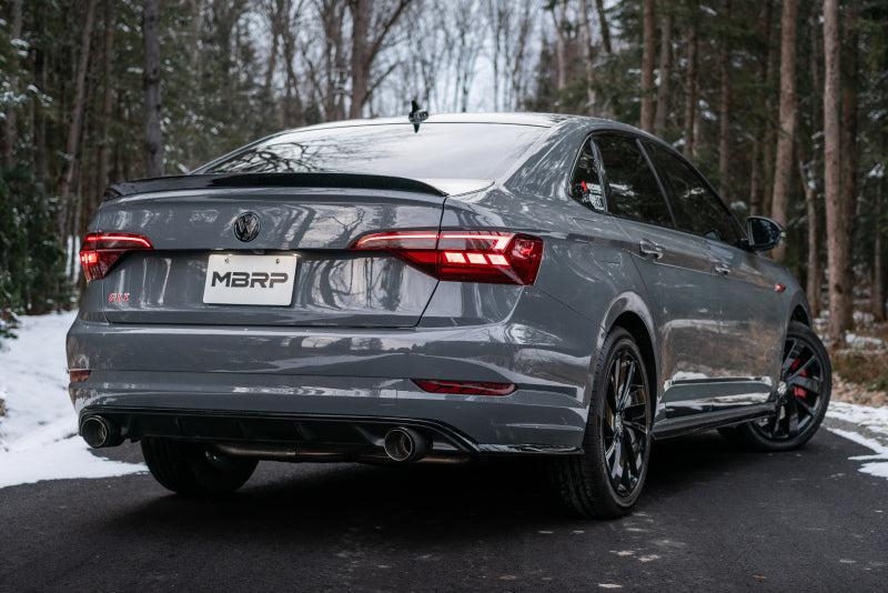MBRP 19-21 VW Jetta GLI T304 SS 3in Cat-Back Dual Split Rear Exit Exhaust - Carbon Fiber Tips - Black Ops Auto Works