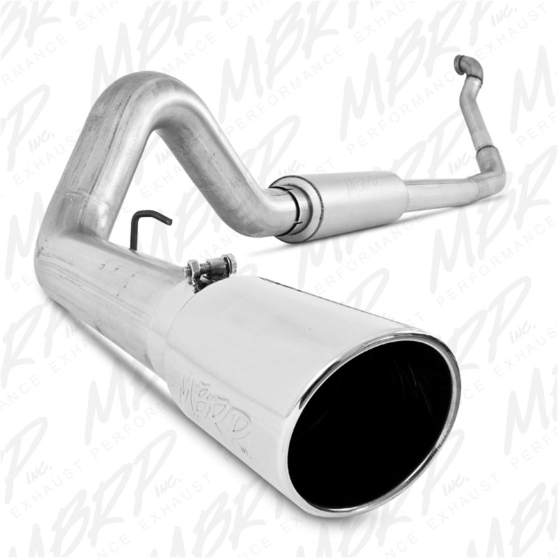 MBRP 1994-1997 Ford F-250/350 7.3L Turbo Back Single Side Off-Road (Aluminized downpipe) - Black Ops Auto Works
