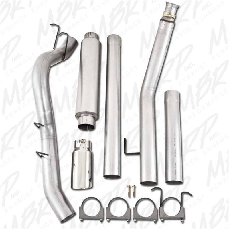 MBRP 1994-2002 Dodge 2500/3500 Cummins Turbo Back Single Side (94-97 Hanger HG6100 req.) - Black Ops Auto Works