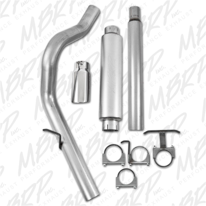 MBRP 1999-2004 Ford F-250/350 V-10 Cat Back 4 Single Side - Black Ops Auto Works