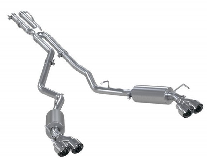 MBRP 20-21 Ford Explorer ST 3.0L Ecoboost SS 2.5in Dual Rear Exit w/ Quad Tips - AL - Black Ops Auto Works