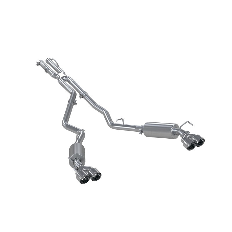 MBRP 20-21 Ford Explorer ST 3.0L Ecoboost SS 2.5in Dual Rear Exit w/ Quad Tips - AL - Black Ops Auto Works
