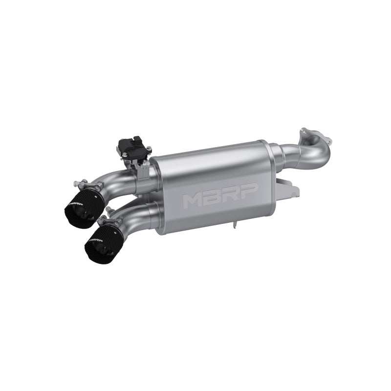 MBRP 20-22 Polaris RZR Pro XP 2.5in Slip-On Active Exhaust Dual Out - Black Ops Auto Works
