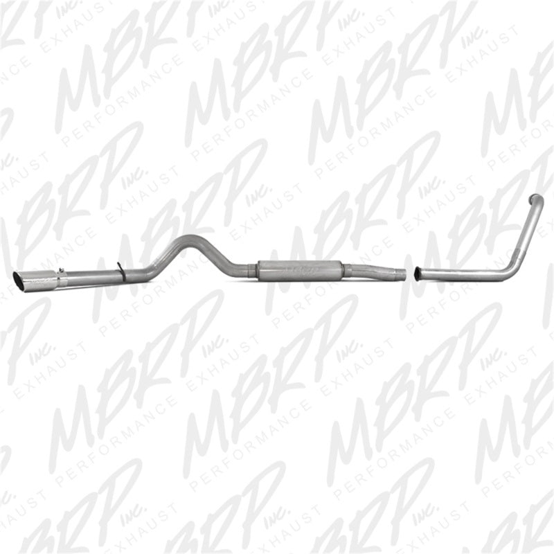 MBRP 2003-2005 Ford Excursion 6.0L Turbo Back Single Side (Stock Cat) - Black Ops Auto Works
