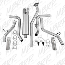 Load image into Gallery viewer, MBRP 2003-2007 Chev/GMC 1500 Classic 4.8/5.3L EC/CC-SB Cat Back Dual Split Side - Black Ops Auto Works