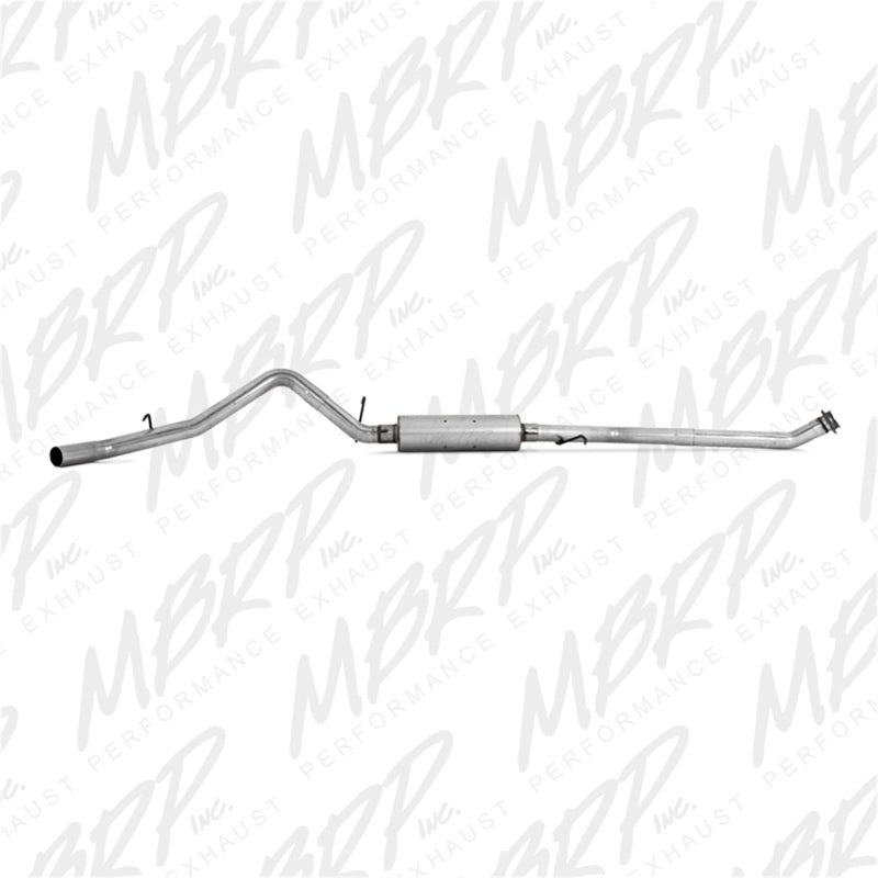 MBRP 2003-2007 Chev/GMC 1500 Classic 4.8/5.3L EC/CC-SB Cat Back Single Side AL P Series Exhaust - Black Ops Auto Works