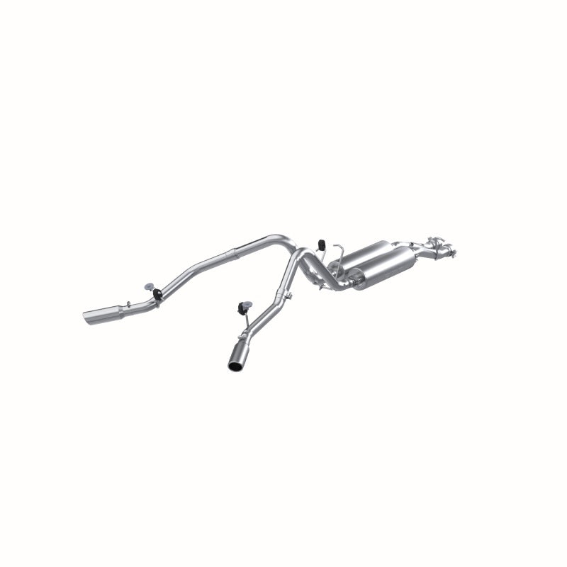 MBRP 2003-2007 Chev/GMC 2500 HD 6.0L CC-SB Cat Back Dual Split Side - Black Ops Auto Works