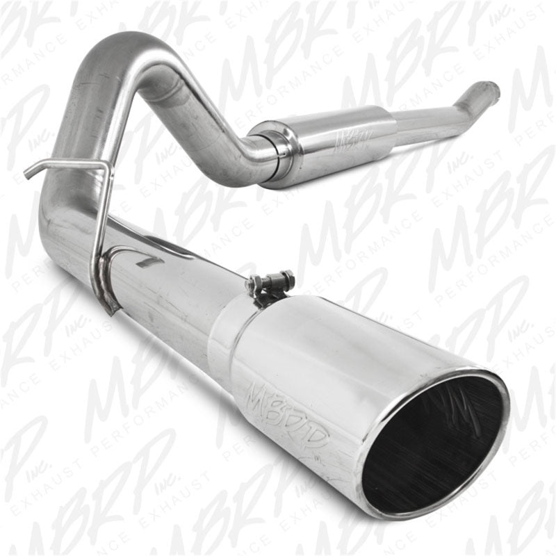 MBRP 2003-2007 Ford F-250/350 6.0L EC/CC Cat Back Single Side (Stock Cat) - Black Ops Auto Works