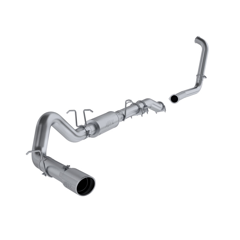MBRP 2003-2007 Ford F-250/350 6.0L EC/CC Turbo Back Single Side (Stock Cat) - Black Ops Auto Works