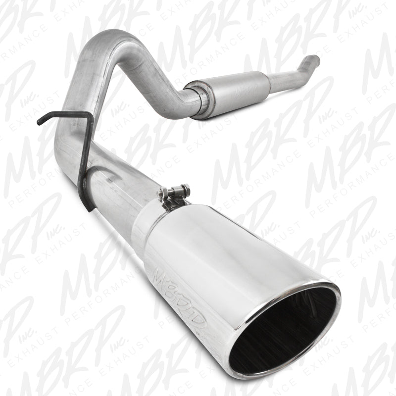 MBRP 2003-2007 Ford F-250/350 6.0L EC/CC Turbo Back Single Side (Stock Cat) - Black Ops Auto Works