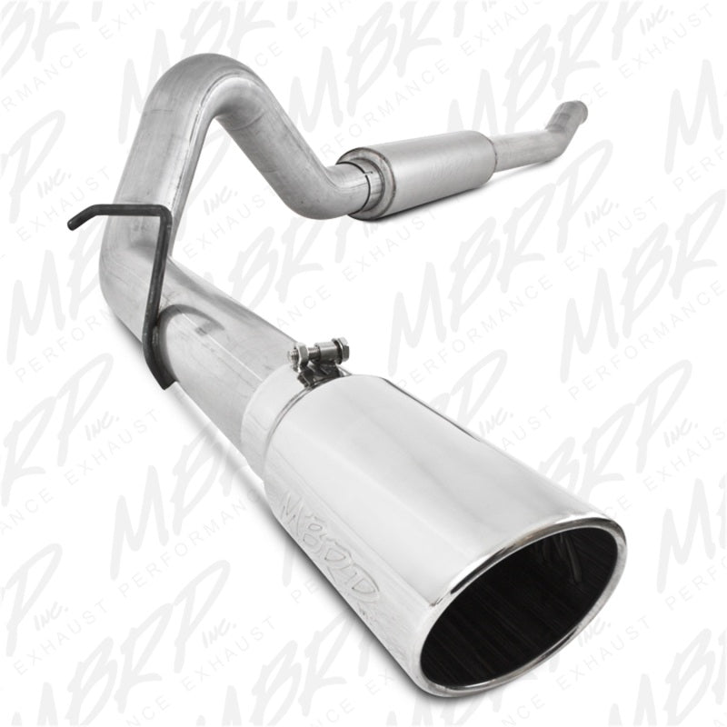 MBRP 2003-2007 Ford F-250/350 6.0L EC/CC Turbo Back Single Side (Stock Cat) - Black Ops Auto Works