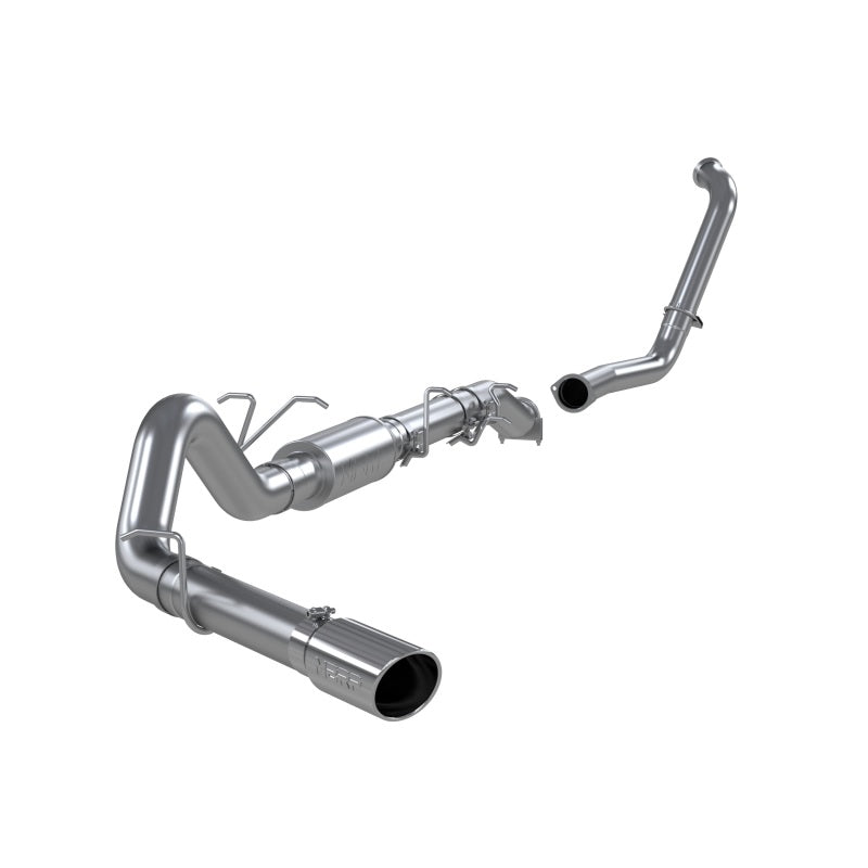 MBRP 2003-2007 Ford F-250/350 6.0L EC/CC Turbo Back Single Side (Stock Cat) - Black Ops Auto Works