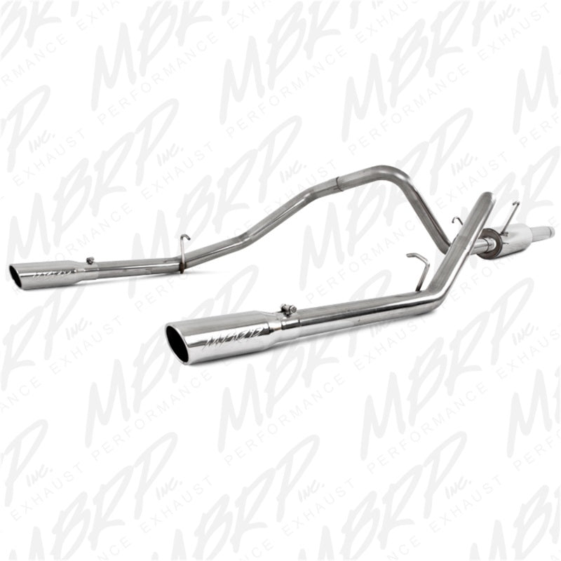 MBRP 2003 Dodge Ram Hemi 1500 5.7L SC/CC-SB Cat Back Dual Split Rear - Black Ops Auto Works