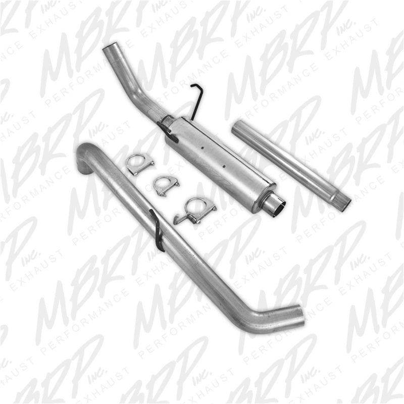 MBRP 2004-2005 Dodge Ram Hemi 1500 5.7L SC/CC-SB Cat Back Single Side AL P Series Exhaust - Black Ops Auto Works