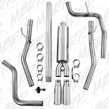 Load image into Gallery viewer, MBRP 2004-2008 Ford F150 4.6/5.4L EC/CC-SB Cat Back Dual Split Rear - Black Ops Auto Works
