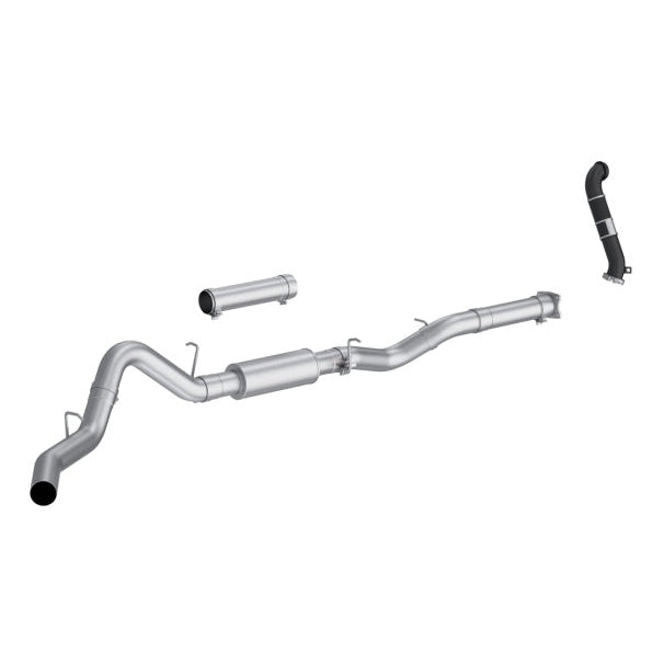 MBRP MBRP 2005 Chevy Silverado / GMC Sierra 2500/3500HD 4in OD CatBack Single Side Exit w/ Downpipe - AL