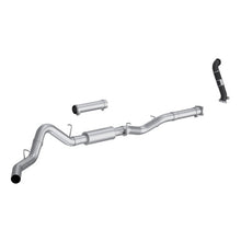 Load image into Gallery viewer, MBRP MBRP 2005 Chevy Silverado / GMC Sierra 2500/3500HD 4in OD CatBack Single Side Exit w/ Downpipe - AL