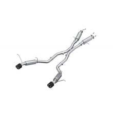 Load image into Gallery viewer, MBRP 2012+ Jeep Grand Cherokee SRT 6.4L 3in Dual Rear Exit T304SS Catback Exhaust - CF Tips - Black Ops Auto Works