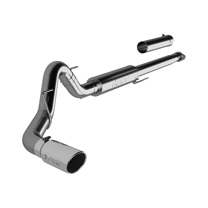 MBRP 2015 Ford F-150 2.7L / 3.5L EcoBoost 4in Cat Back Single Side Alum Exhaust System - Black Ops Auto Works