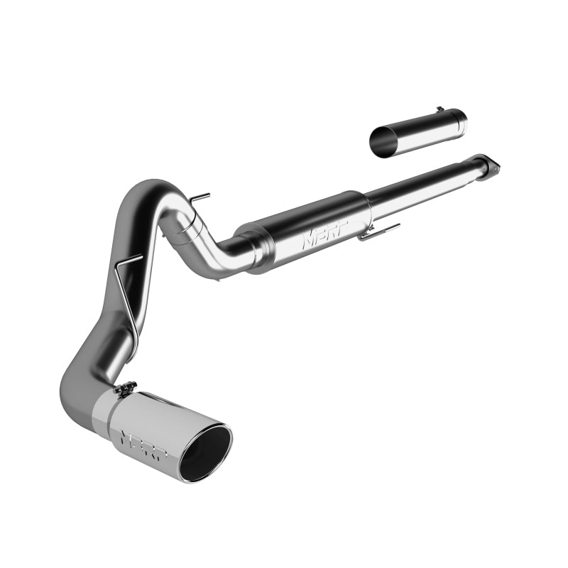 MBRP 2015 Ford F-150 2.7L / 3.5L EcoBoost 4in Cat Back Single Side T409 Exhaust System - Black Ops Auto Works