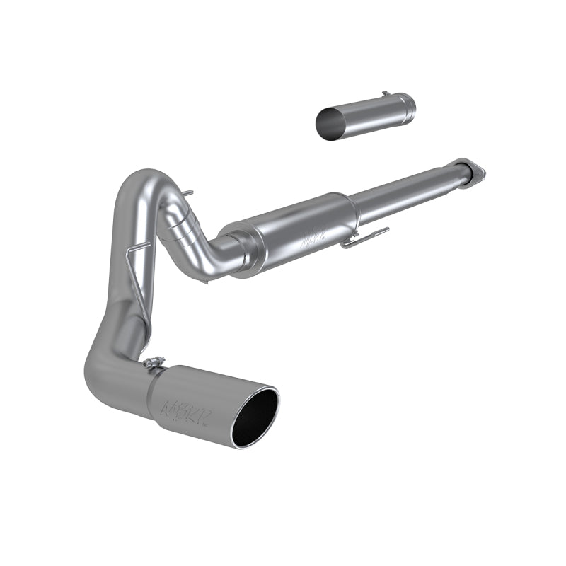 MBRP 2015 Ford F-150 2.7L / 3.5L EcoBoost 4in Cat Back Single Side T409 Exhaust System - Black Ops Auto Works