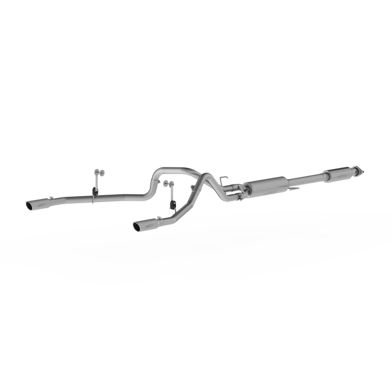 MBRP 2015 Ford F-150 5.0L 3in Cat Back Dual Split Rear Exit T409 Exhaust System - Black Ops Auto Works