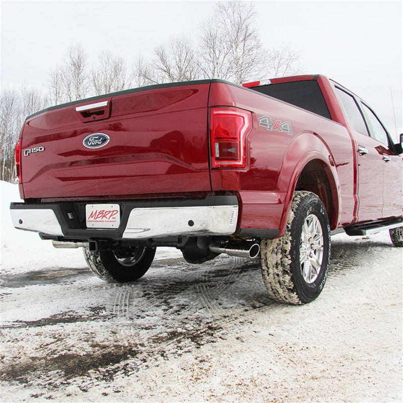MBRP 2015 Ford F-150 5.0L 3in Cat Back Dual Split Side Exit AL Exhaust System - Black Ops Auto Works