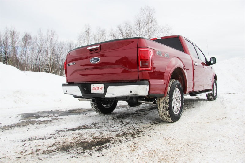 MBRP 2015 Ford F-150 5.0L 3in Cat Back Dual Split Side Exit AL Exhaust System - Black Ops Auto Works