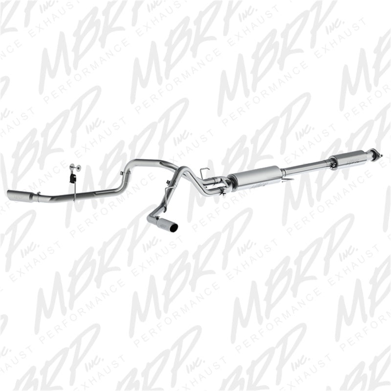 MBRP 2015 Ford F-150 5.0L 3in Cat Back Dual Split Side Exit AL Exhaust System - Black Ops Auto Works