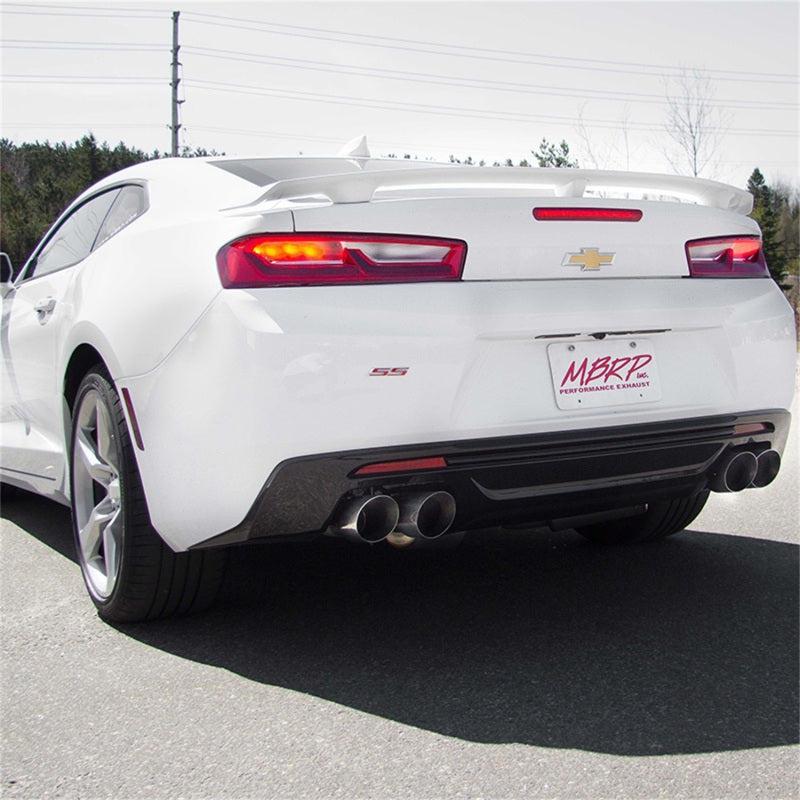 MBRP 2016+ Chevy Camaro SS 6.2L 3in Dual Cat-Back Quad Tip Exhaust Street Version w/ SS T409 Tips - Black Ops Auto Works